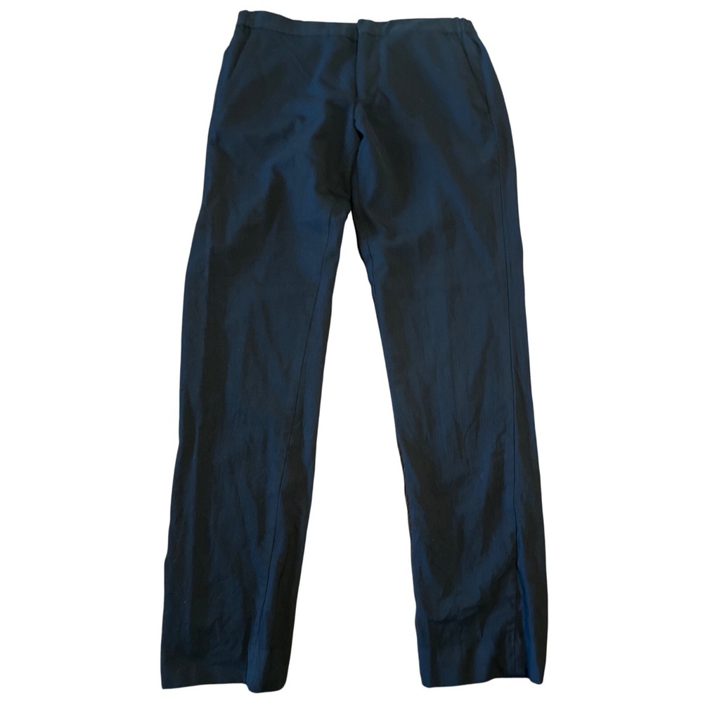 Sandro Paris Black 100% Virgin Wool Tailored Straight Leg‎ Trousers Size 40 FR